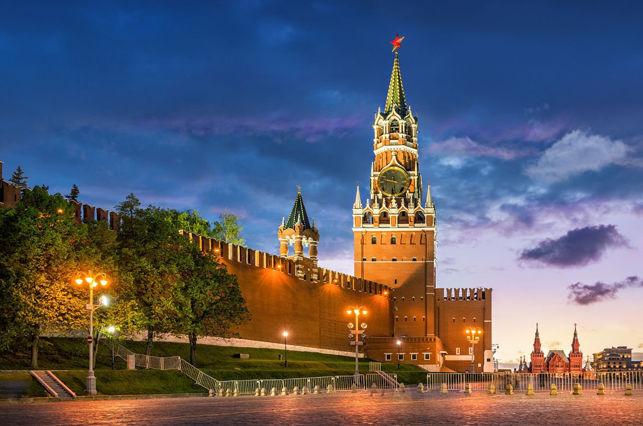 Московский Кремль Спасская башня