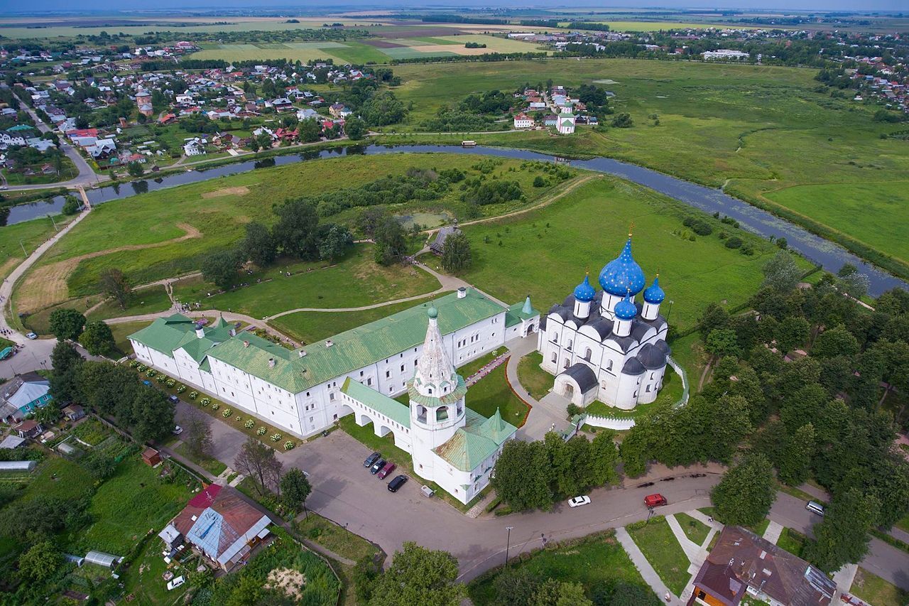 Суздальский Кремль, панорама Суздальский Кремль
